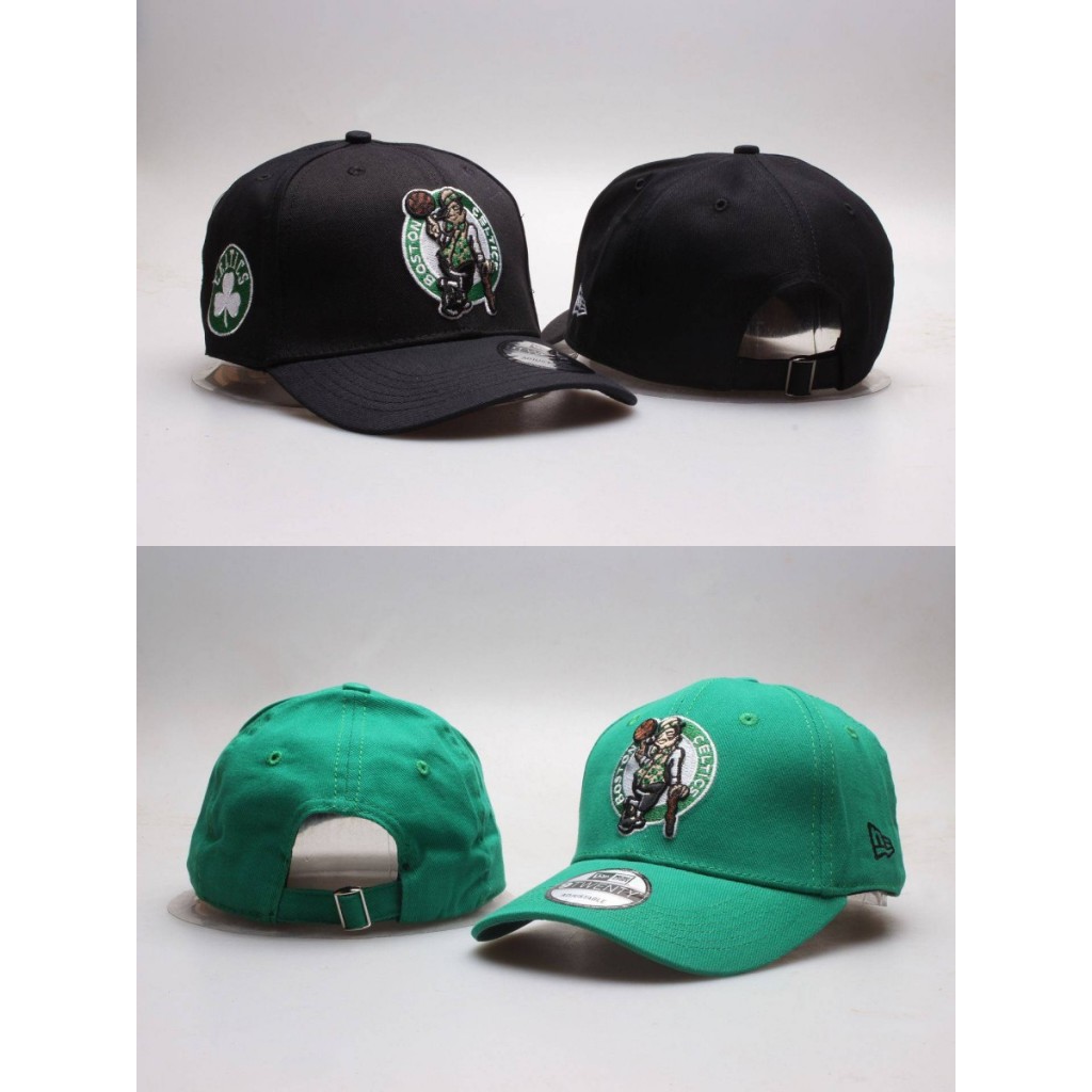 Topi Celtics Baseball NBA Basket Hitam Bordir