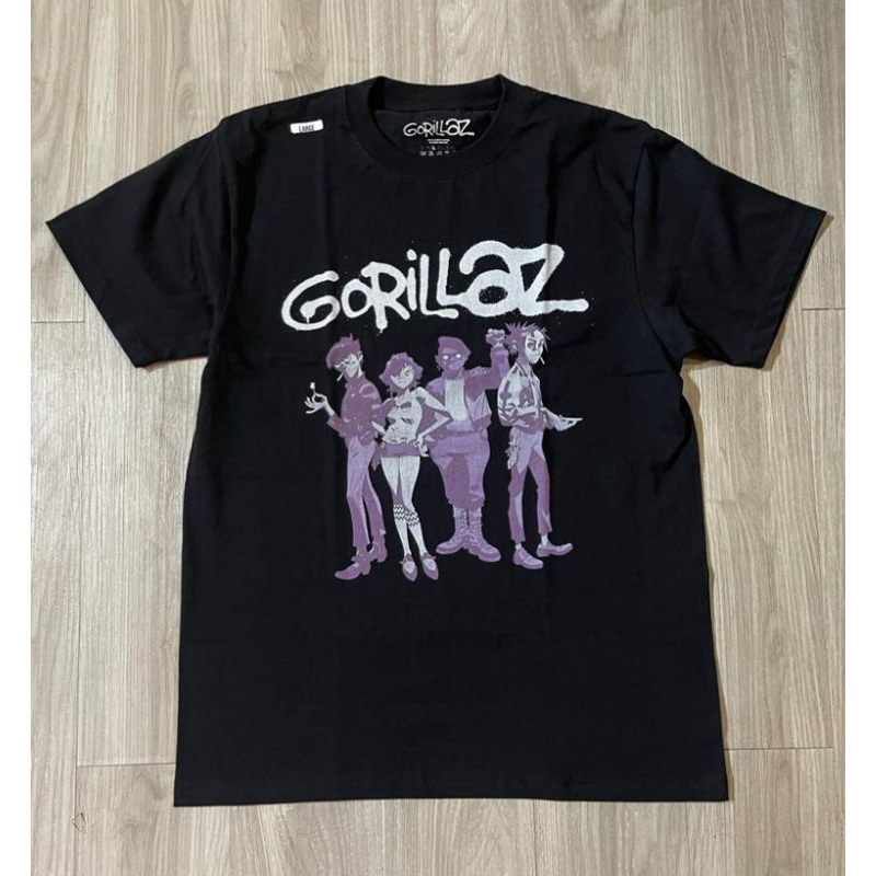 Kaos T shirt Band Music Original Import Gorillaz Tag Official GORILLAZ ORI
