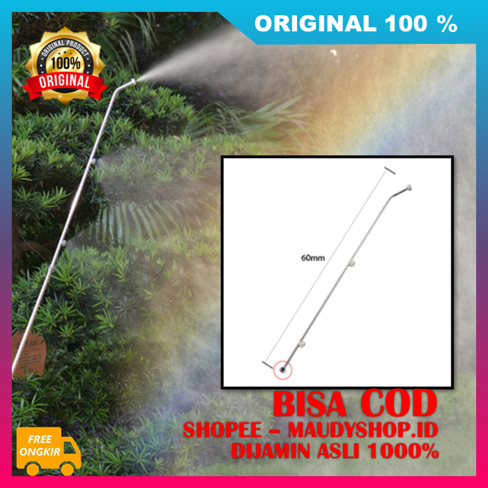 Nozzle Sprayer Super Kabut 3 Mata Stik Sprayer 3 Mata Stainless ASLI ORI
