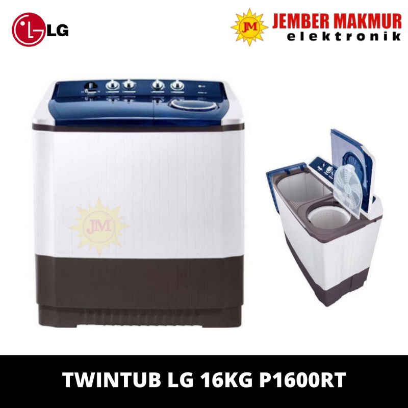 LG - MESIN CUCI TWIN TUB/MANUAL 16KG - P1600RT