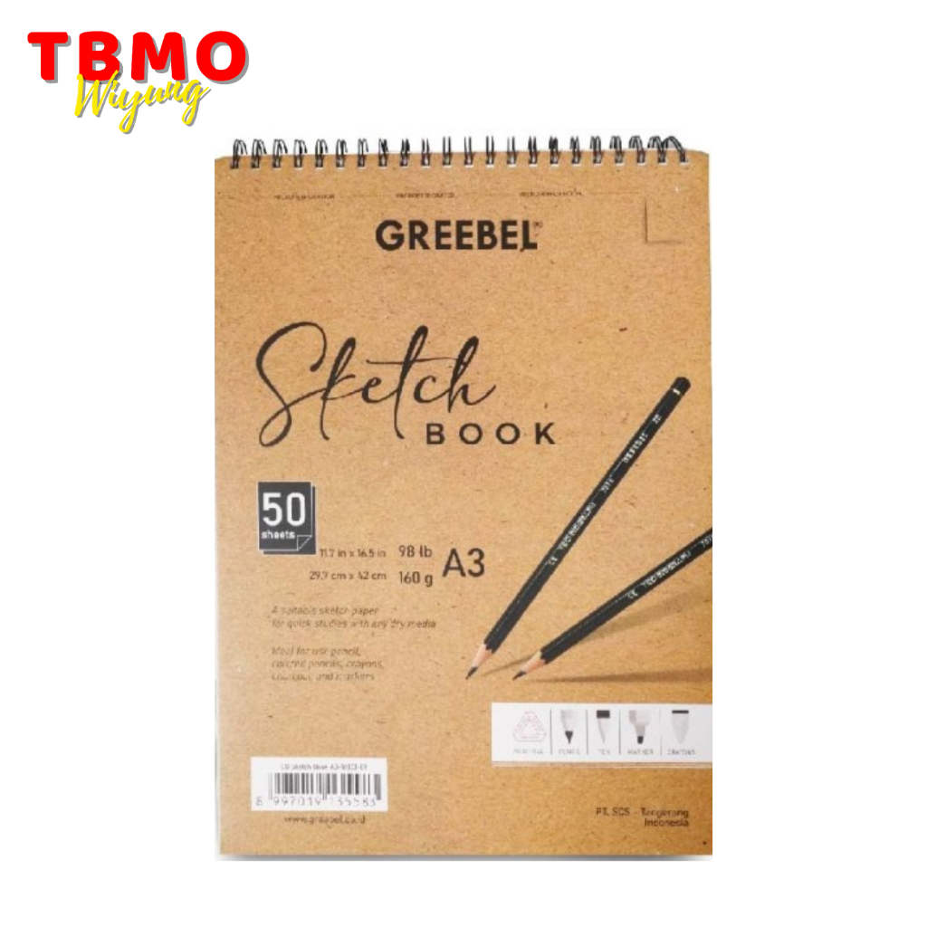 

Sketch Book Greebel A3 16003 Buku Sketsa