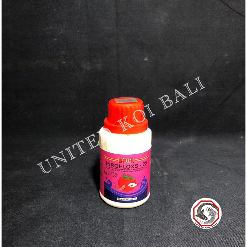BOSTER INROFLOXS INROFLOX INROFLOK - 25 OBAT ANTIBIOTIK KOI