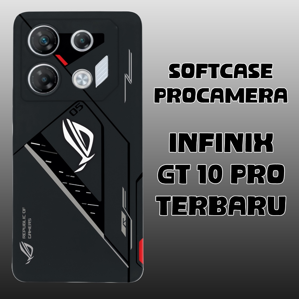 DRK-3 Custome Case INFINIX GT 10 PRO Terbaru Softcase Premium Silicone Lentur Pelindung Handphone