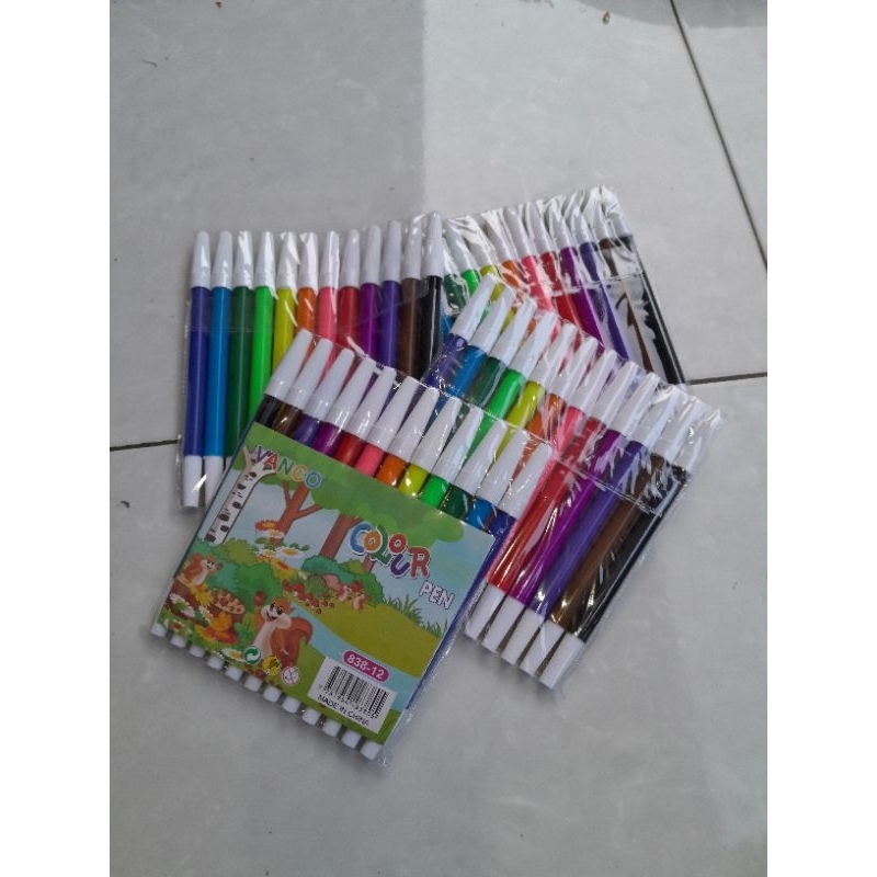 

TERMUARAH!! 1 PCS (12 WARNA) SPIDOL WARNA VANCO/SPIDOL BERWARNA