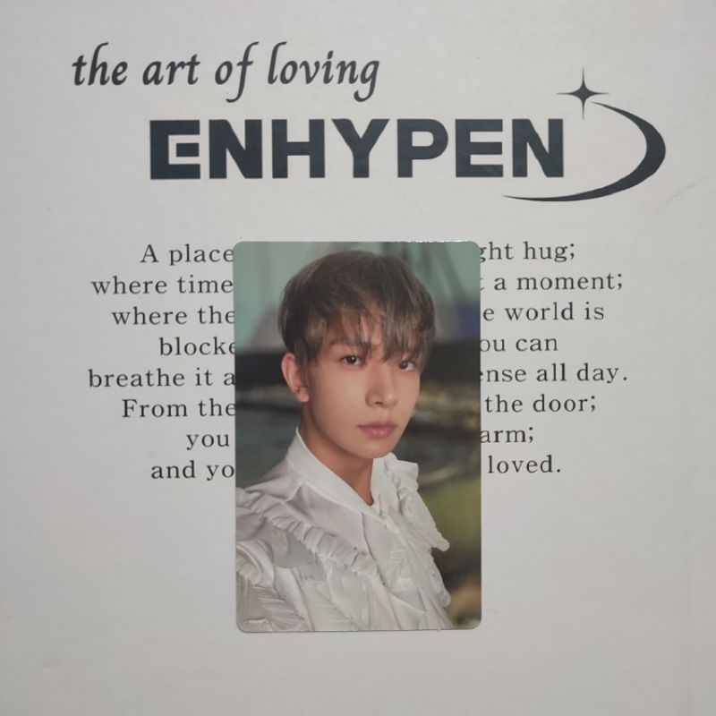 [READY] PC Official Heeseung Enhypen Dark Blood Half Selca