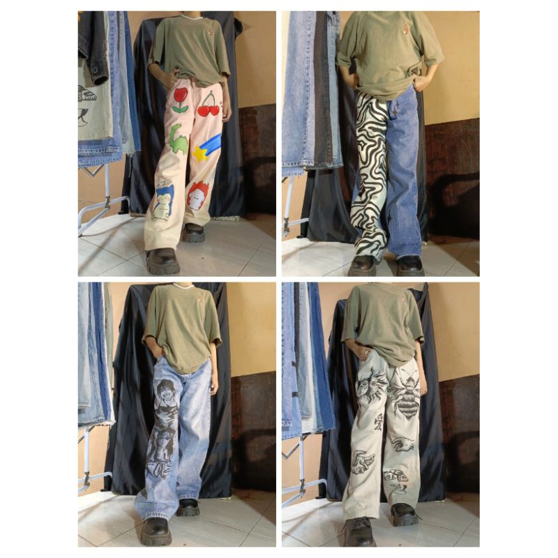 custom jeans painting