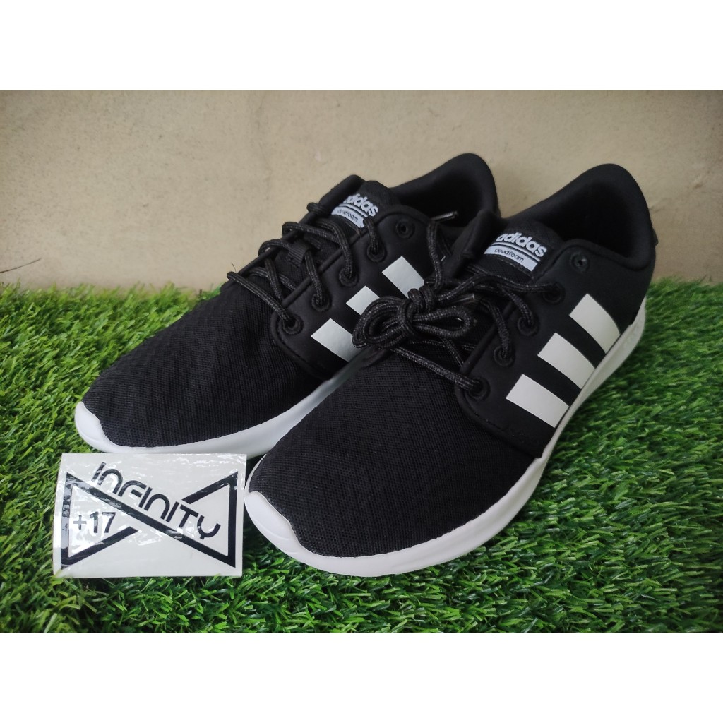 Adidas Qt Racer Black Women - Sepatu Adidas Wanita - 100% Original, New & BNIB
