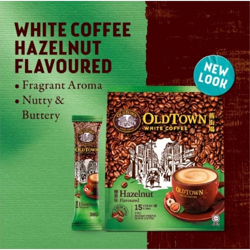 

OLD TOWN hazelnut Kopi 3in1 Malaysia isi 15pc