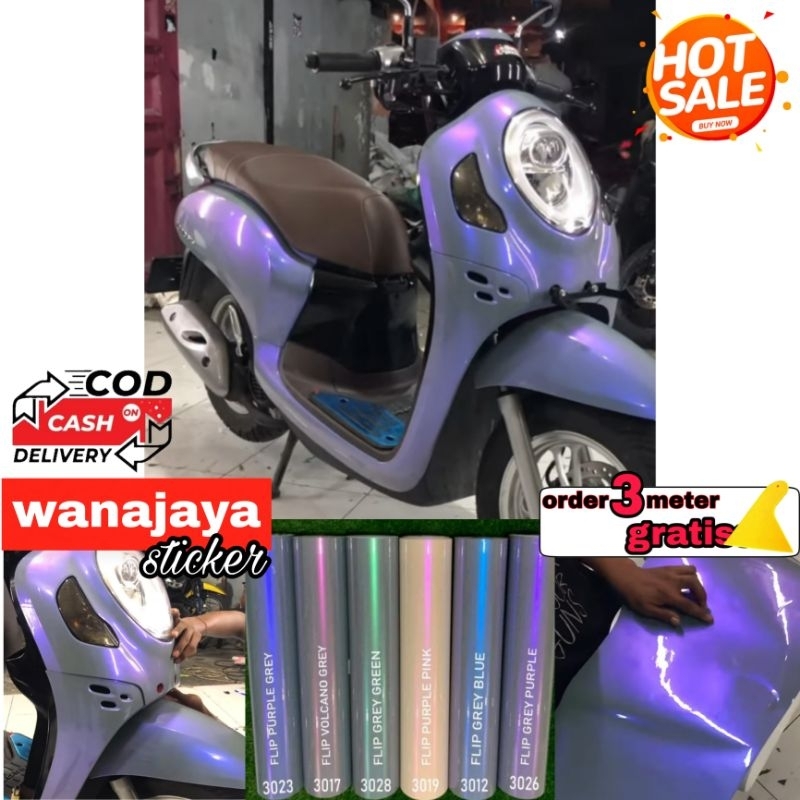 stiker skotlet abu lembayung ungu skotlet lembayung ungu