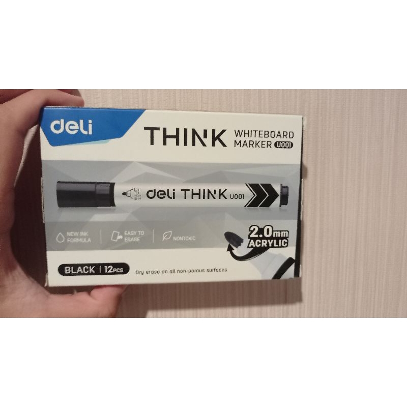

Deli Marker Spidol U001 perlengkapan sekolah perlengkapan rumah alat tulis kantor ATK terbaru