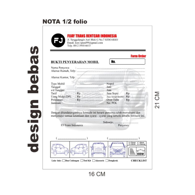 

Nota Kontan 2ply [100lbr]
