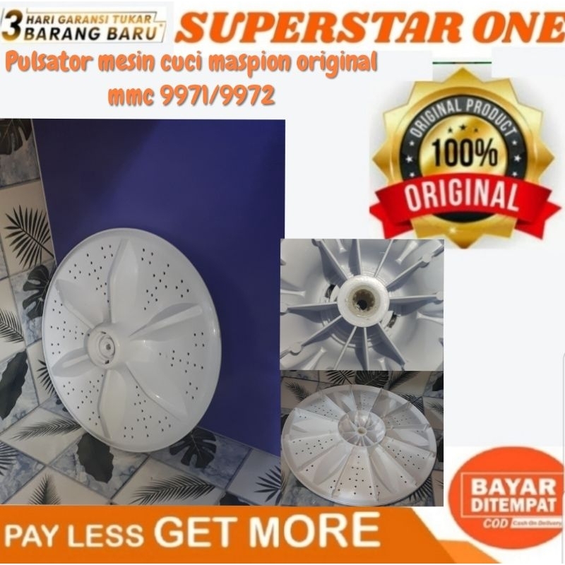 pulsator mesin cuci maspion original mmc 9971 &mmc9972