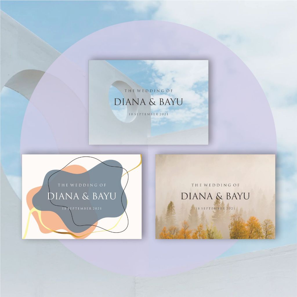 

buku tamu custom nama termurah | 70gram