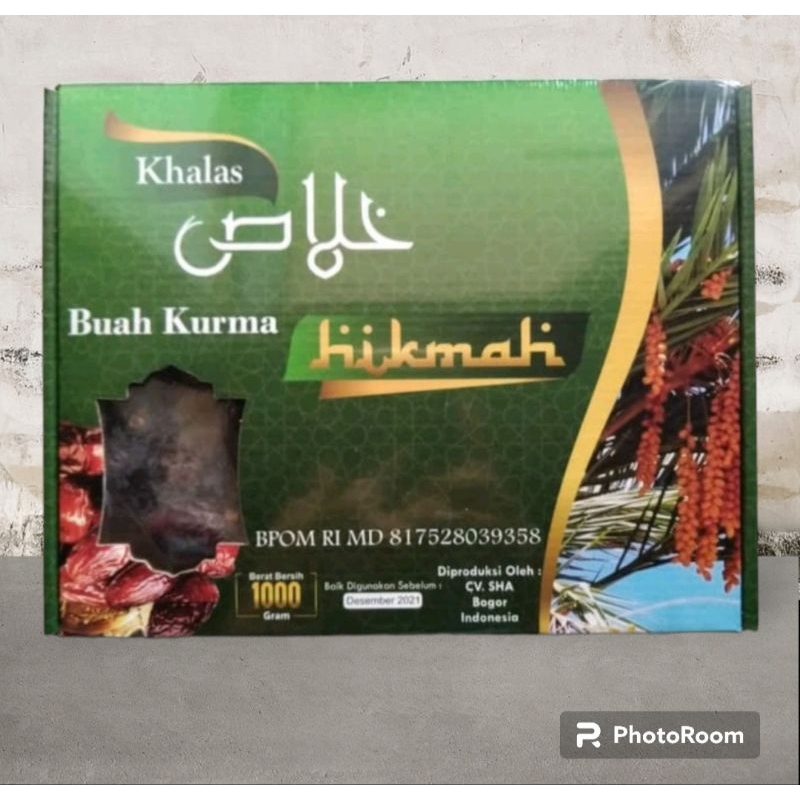 

Kurma Hikmah Khalas / kholas 1 kg