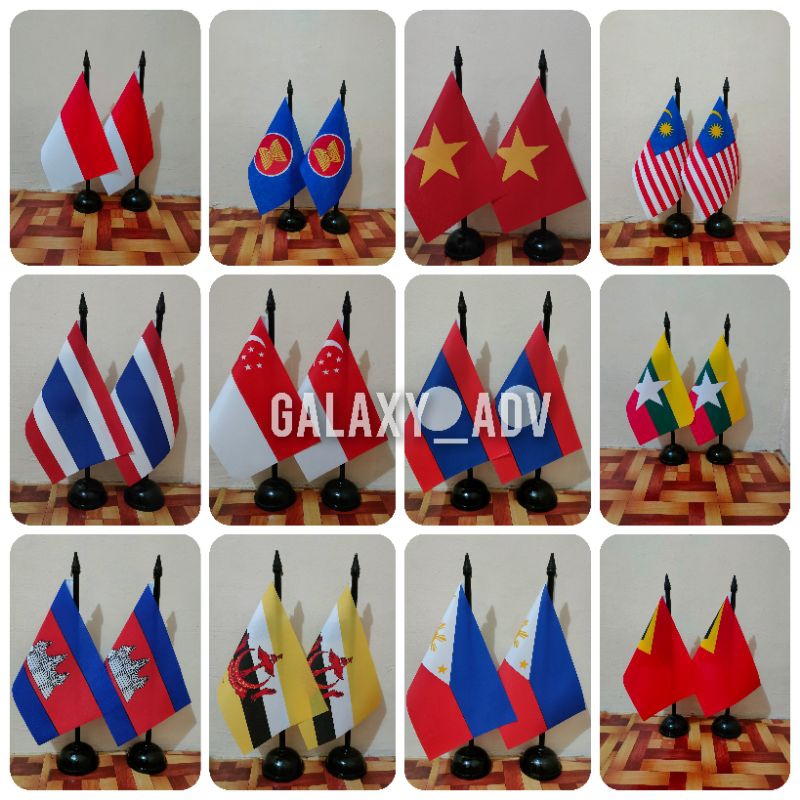

bendera meja negara + tiang
