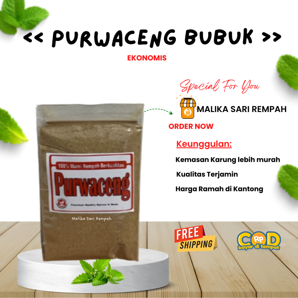 

Purwaceng Bubuk Murni Ekonomis [50 gram]-MSR