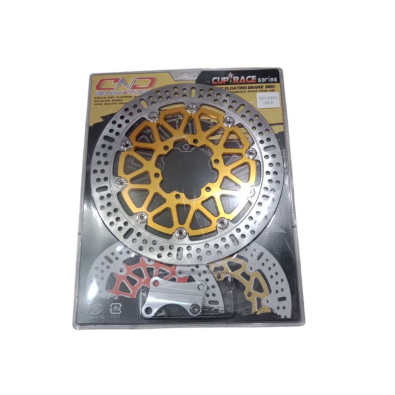 Piringan/Cakram DELKEVIC CNC Depan Floating 320mm ( Scorpio )
