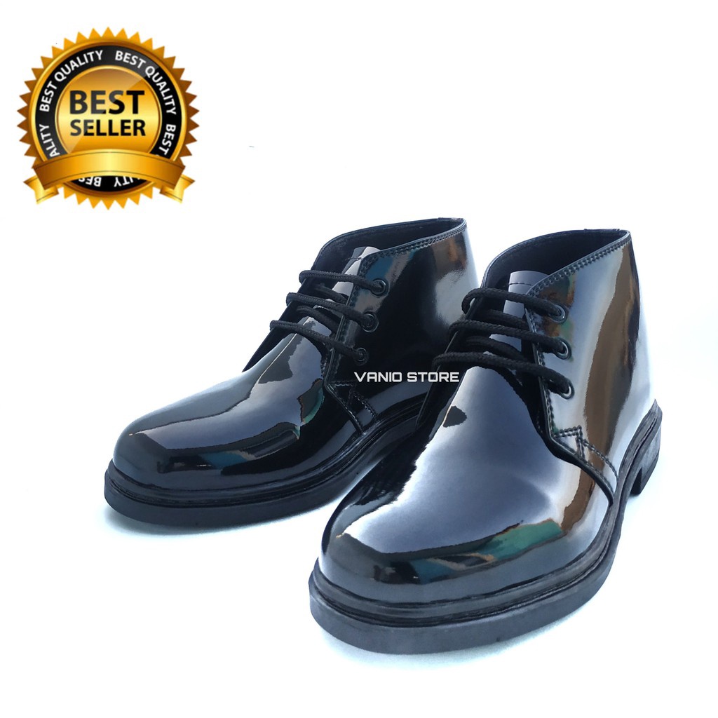 Bisa COD SEPATU PDH,SEPATU PDH TNI POLRI,PDH TNI POLRI SECURITY SUPER KILAP 