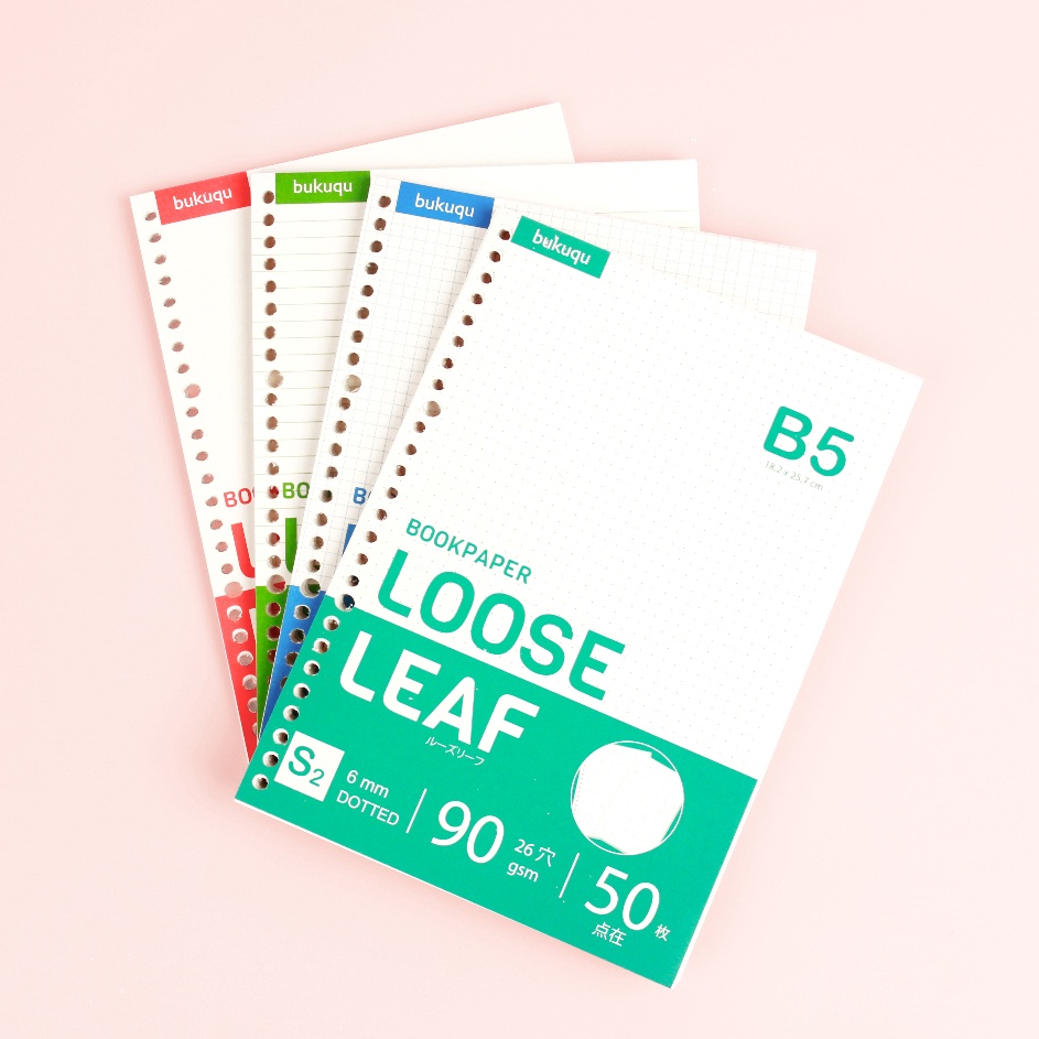 

Loose leaf B5 - Bookpaper 90 gsm - Kertas Binder