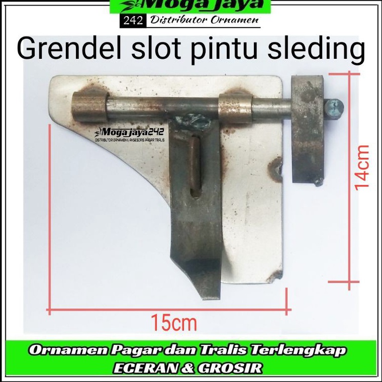 Langsung Atc.. slot atau grendel kunci pintu sliding pintu garasi gembok pintu gerbang