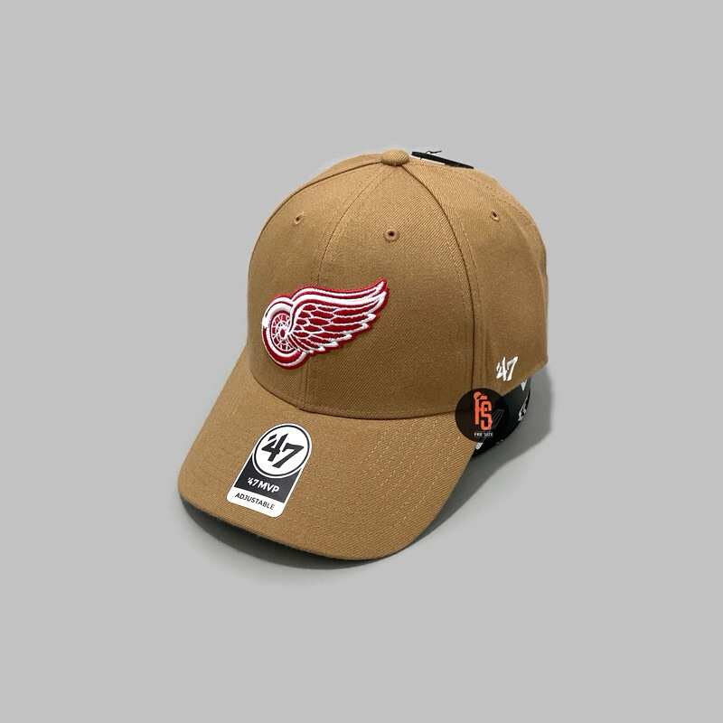 TOPI ORIGINAL 47 MVP DETROIT RED WINGS SNAP CAMEL