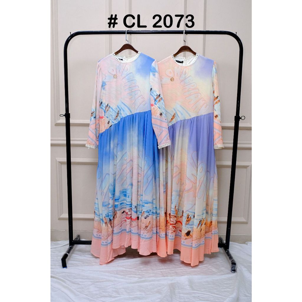 Lafreya Cleome Dress Zinnia Fashion Muslim Import Premium LFY