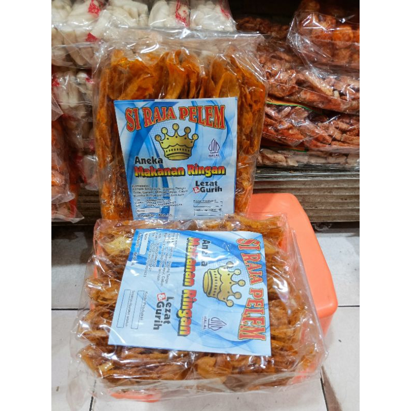 

Keripik Singkong Pedas Si Raja Pelem 1 Pack isi 12