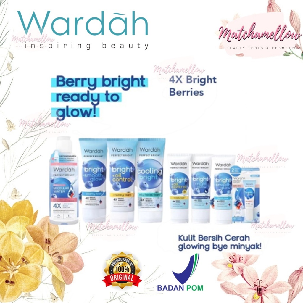 ❄️MATCHA❄️ WARDAH PERFECT BRIGHT SERIES - CREAMY FOAM MOISTURIZER TONE UP BPOM
