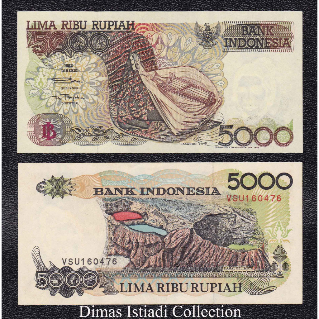 Uang Kuno 5000 Rupiah 1992 Sasando