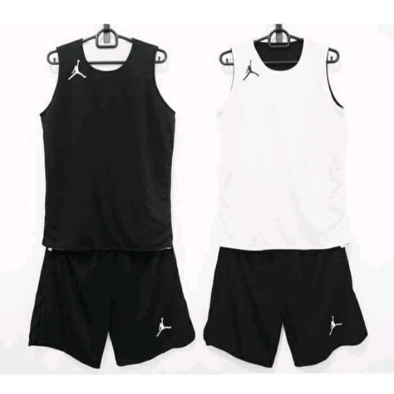 baju basket KIDS/ANAK bolak balik logo jordan kecil