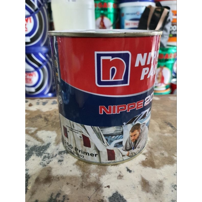 NIPPON PAINT NIPPE 2000 CAT DUCO PRIMER MENI 260 MERAH 1KG 1 KG UNTUK MOBIL BESI KAYU CAT DASAR PRIM