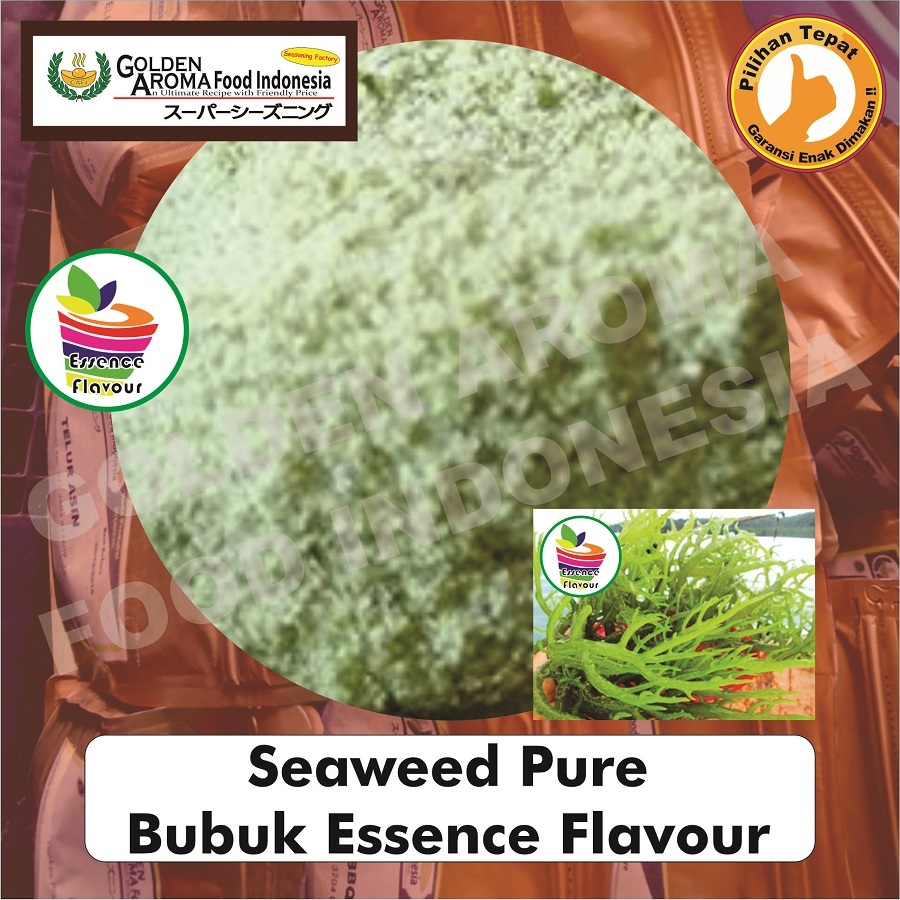 

Bubuk Rumput Laut Pure Efe 1/2Kg Essen Flavor Ekstrak Seaweed 500Gr Tanpa Gula Flavour Essence