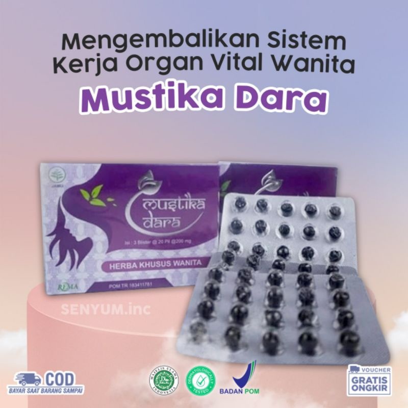 MUSTIKA DARA - PIL HITAM HERBAL KEWANITAAN | SOLUSI ALAMI UNTUK MIOM, KISTA, KEPUTIHAN, PENDARAHAN