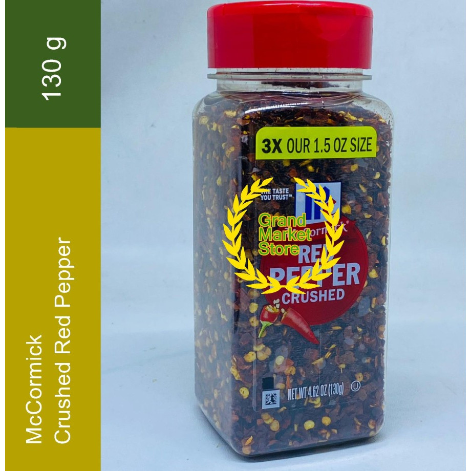 

McCormick Crushed Red Pepper Flakes Bubuk Cabe Kasar USA Import 130 gr 1.5 OZ