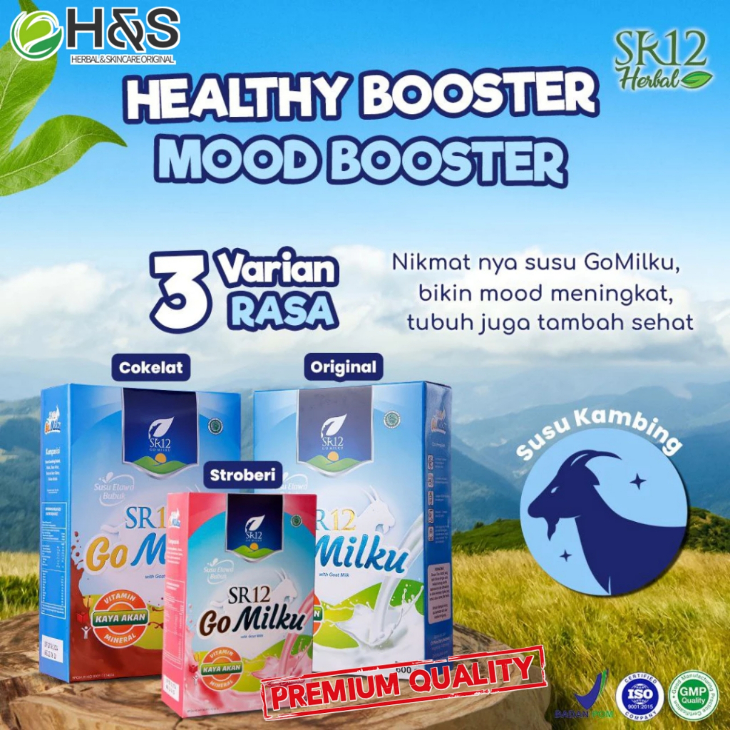 

GO MILKU SUSU SR12 ETAWA HALAL TERBAIK / SUSU KAMBING GOMILKU KUALITAS PREMIUM SUSU KAMBING MENINGKATKAN KESEHATAN & IMUN TUBUH BPOM H&S Original SR12