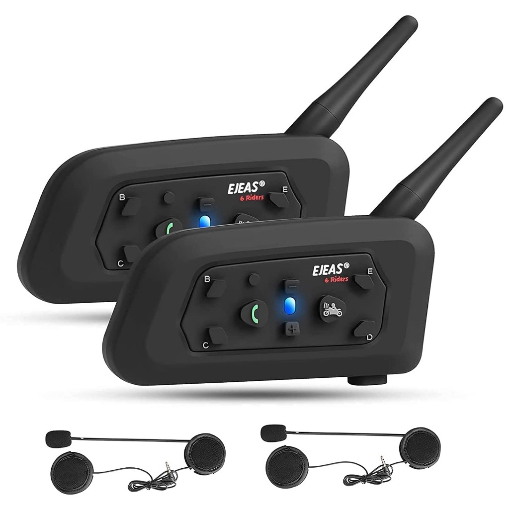 EJEAS V6 Pro Bluetooth Intercom Headset Vnetphone Helm 6 Rider