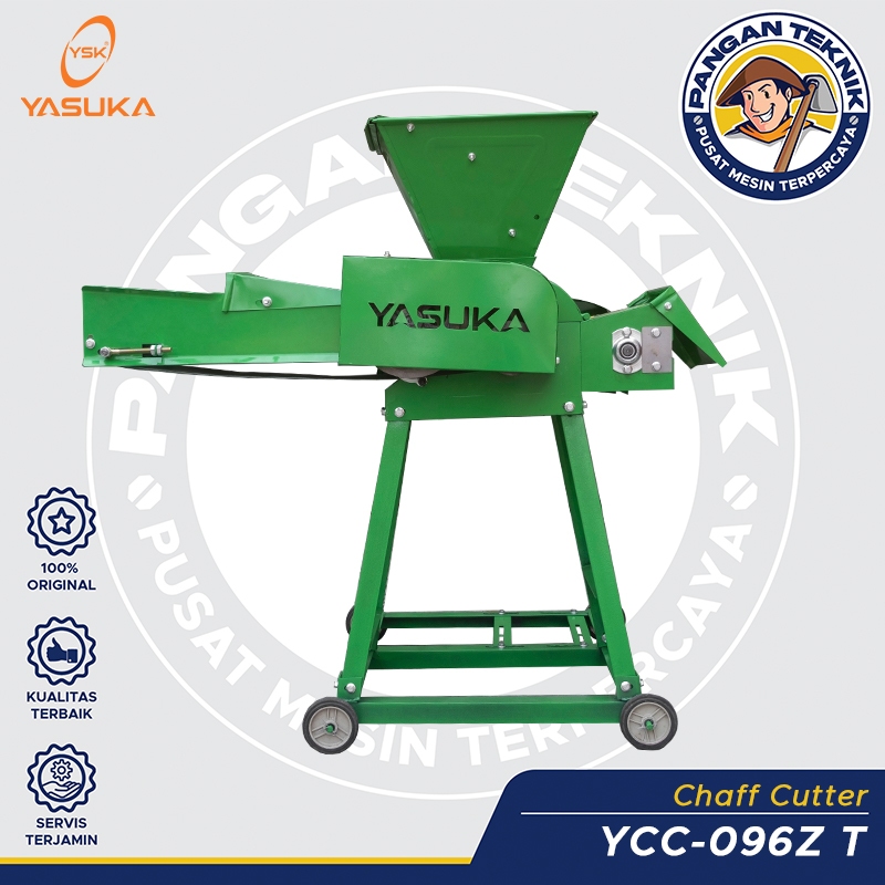 MESIN CACAH RUMPUT YCC 096Z-T YASUKA | ALAT PENCACAH RUMPUT DAN RANTING YASUKA YCC096Z - T