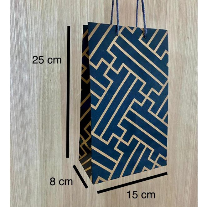 

Paper Bag Motif 15 x 25 | Tas kado Kertas, kado ultah