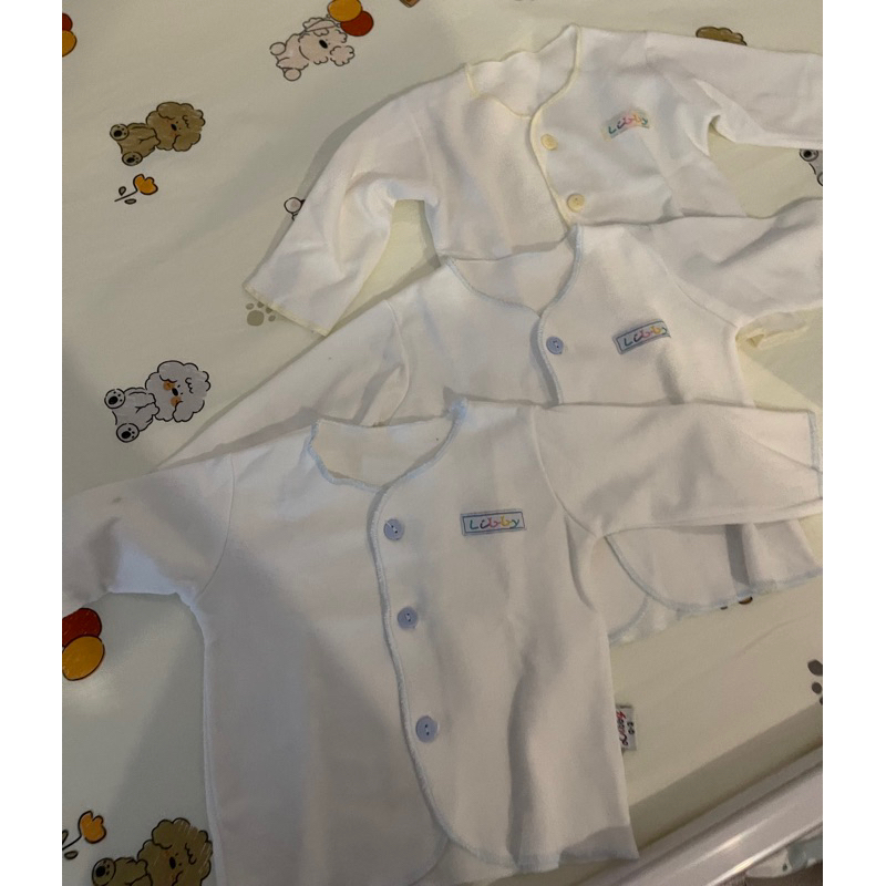 LIBBY baju panjang putih newborn