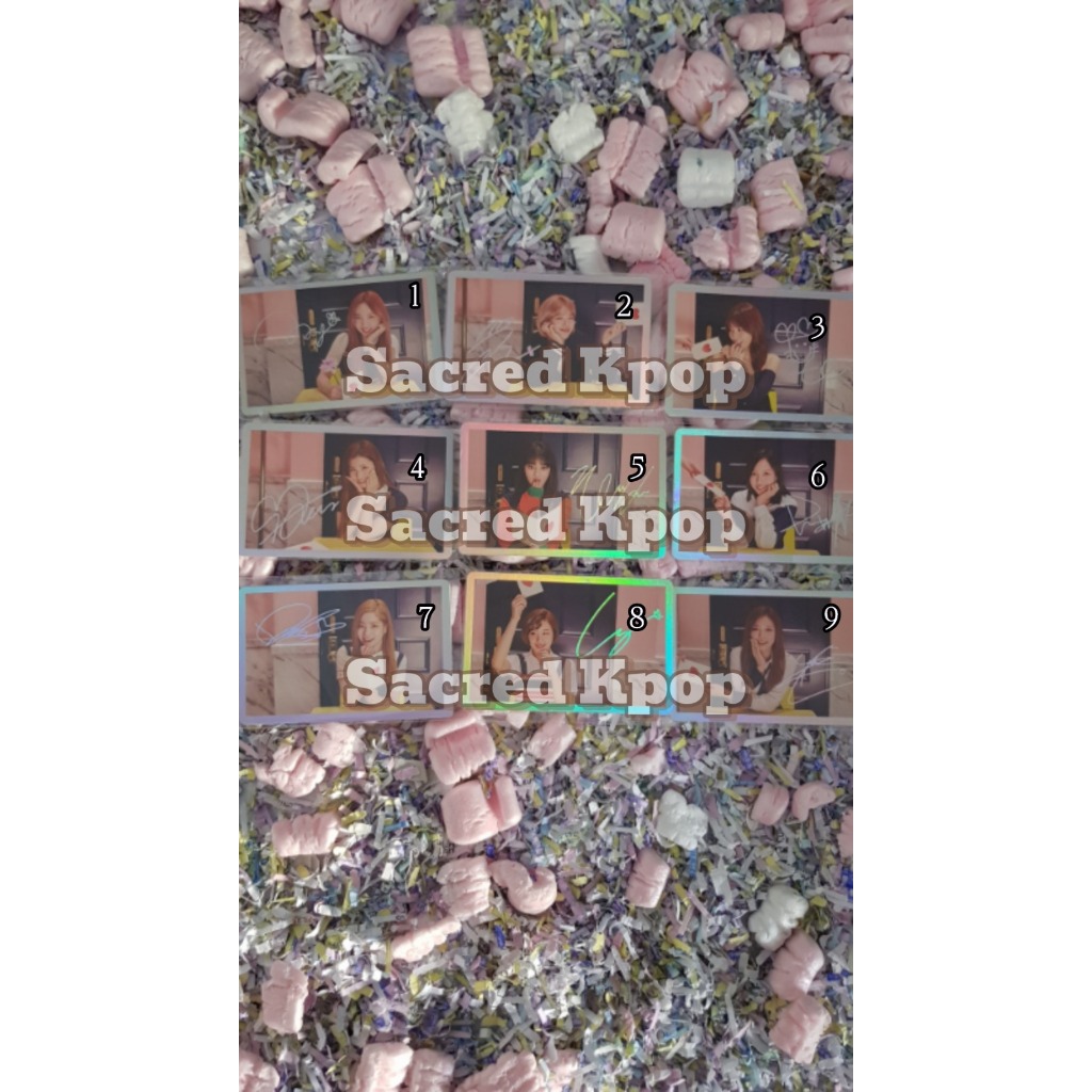 TWICE Official Photocard (Signal) - Collection