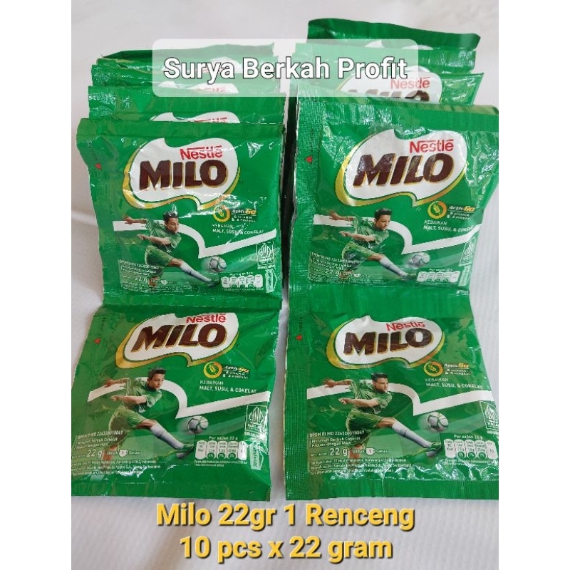 

Milo Sachet 1 Renceng 10 pcs x 22 gram