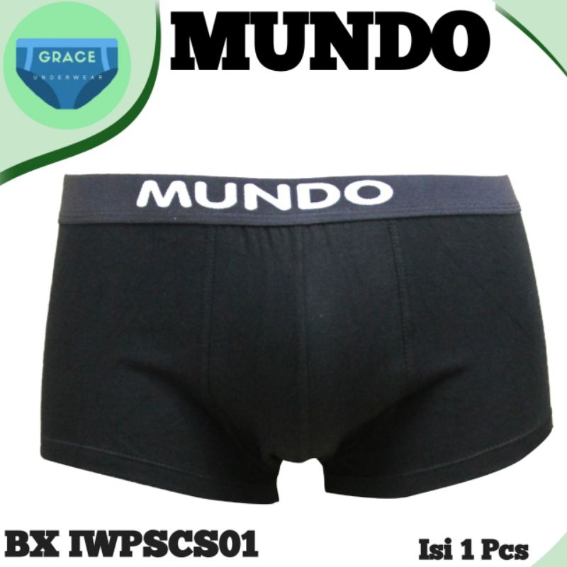 Celana Boxer Pria MUNDO BX IWPSCS01 Isi 1 Pcs