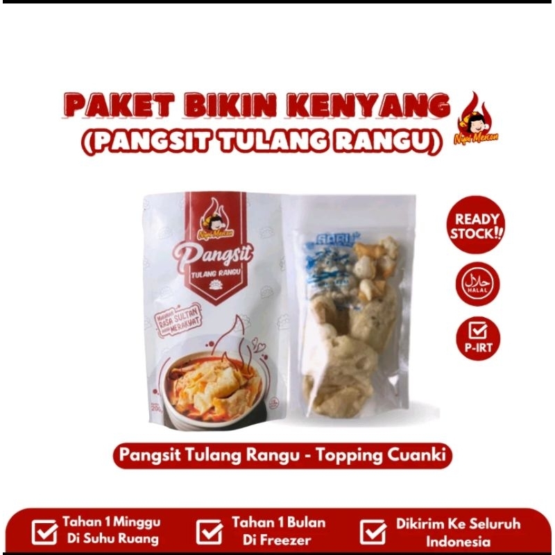 

TOPING + PANGSIT TULANG RANGU NYAI MERCON