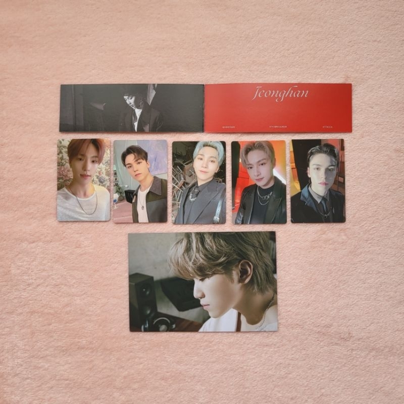 Seventeen Attaca Op 1 Op 3 Carat Version RPC Postcard Folding Card Jeonghan Vernon Jun Dino Seungkwa