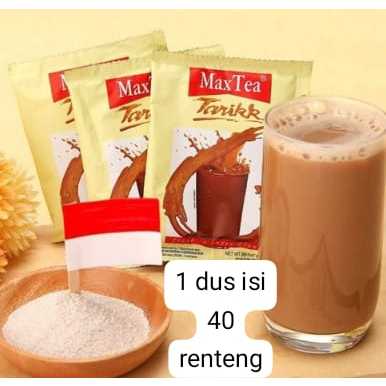 

(IKX-14) MAX TEA 1 DUS ISI 40 RENTENG TEH TARIK MAXTEA