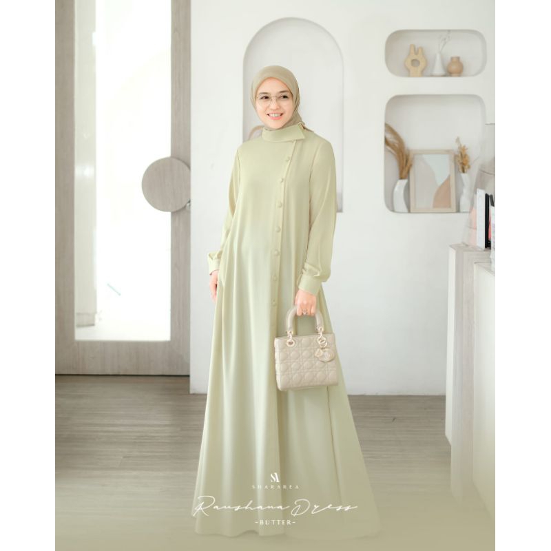 Raushana Dress ( Long Dress Saja) Original by Shararea