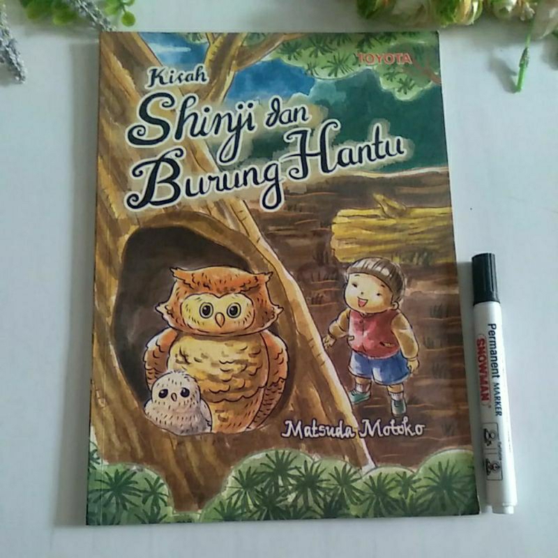 Buku cerita kisah shinji dan burung hantu Matsuda motoko preloved
