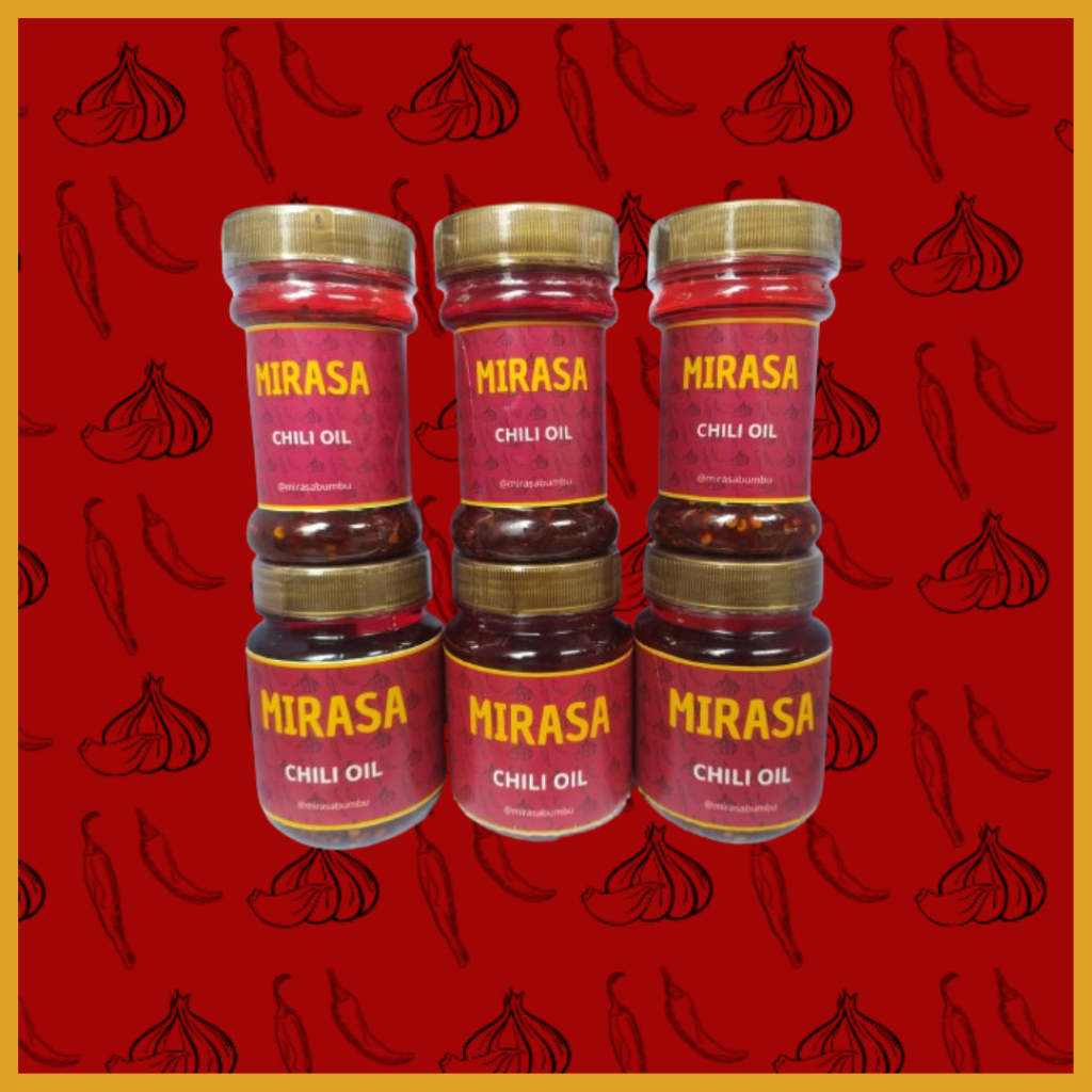 

HILI OIL PEDAS / CHILI OIL FRESH / CHILI OIL HALAL ISI (200gr) & (150gr) By MIRASABUMBU