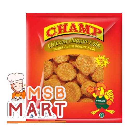 

CHAMP CHICKEN COIN 200GR/ NUGET BULAT