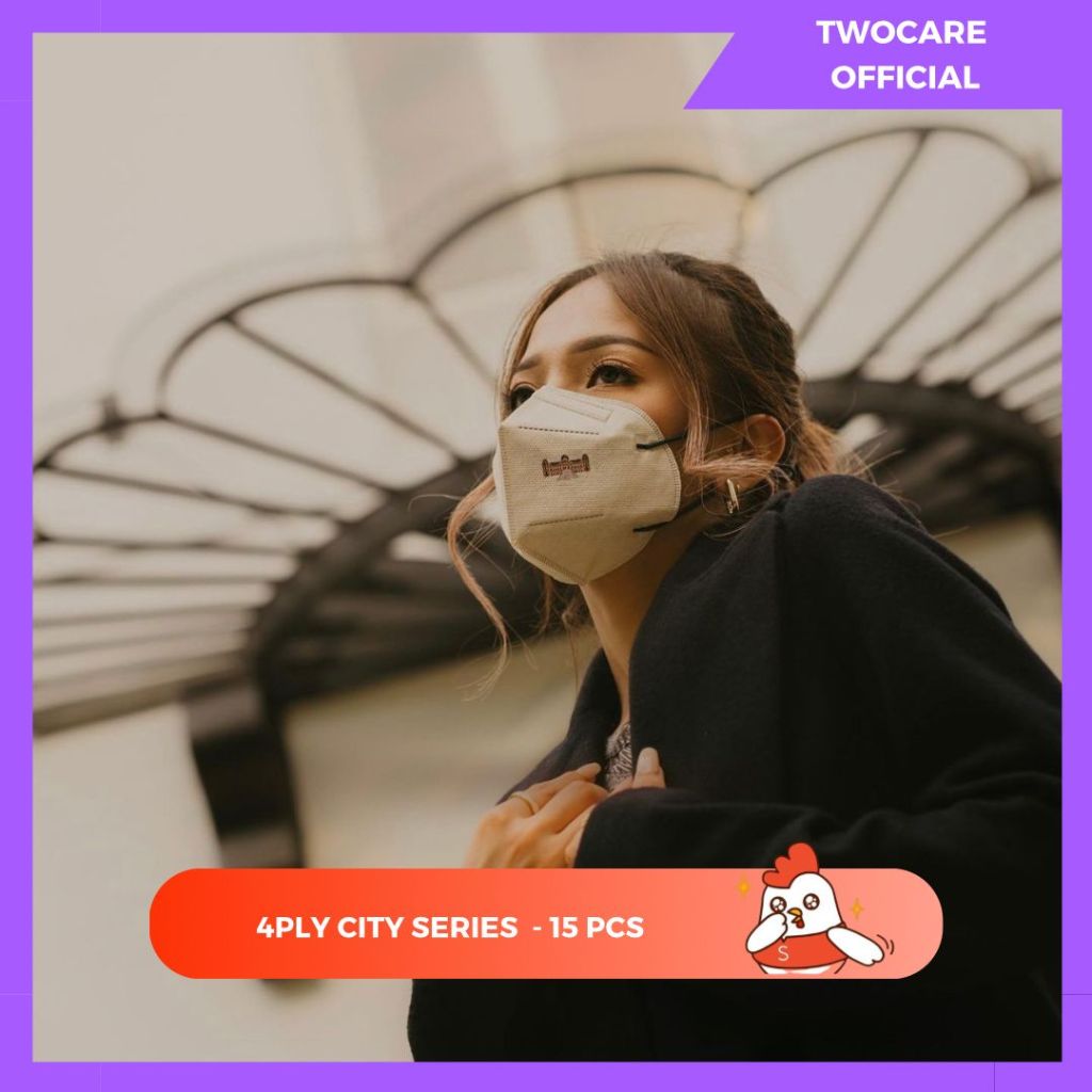 Masker Fivecare Series KN95 - the city series | 6PLY filter adjustable